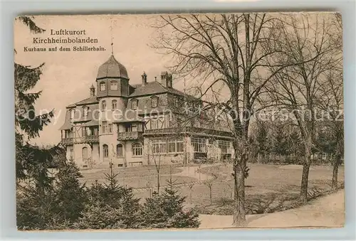 AK / Ansichtskarte Kirchheimbolanden Kurhaus auf dem Schillerhain Kirchheimbolanden