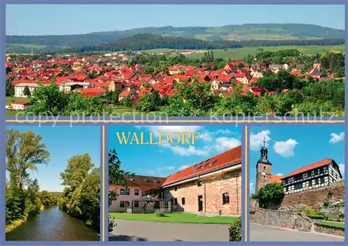 AK / Ansichtskarte Walldorf_Meiningen Kressehof Kirchenburg  Walldorf Meiningen