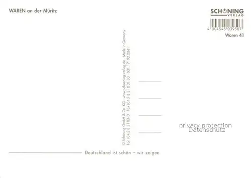 AK / Ansichtskarte Waren_Mueritz Fliegeraufnahme Hafen  Waren Mueritz