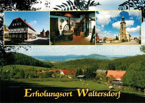 AK / Ansichtskarte Waltersdorf_Zittau Volkskunde  Muehlenmuseum Quirle Haeusl Waltersdorf Zittau