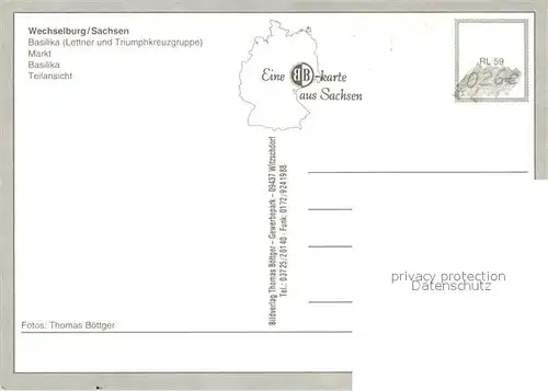 AK / Ansichtskarte Wechselburg Basilika Markt  Wechselburg