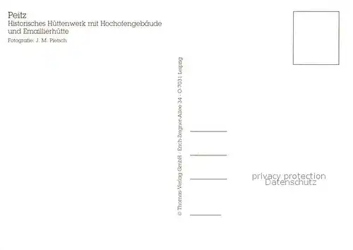 AK / Ansichtskarte Peitz Huettenwerk Hochofengebaeude Emaillierhuette Peitz