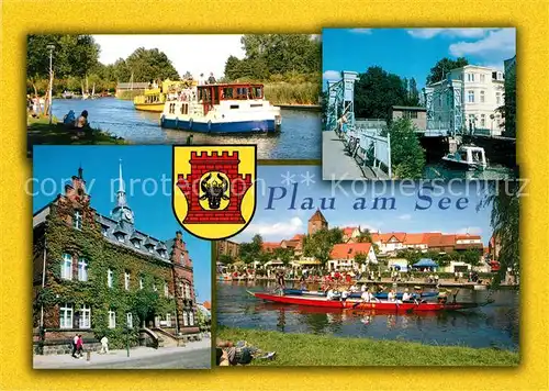 AK / Ansichtskarte Plau_See Boot  Plau_See