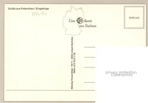 AK / Ansichtskarte Pobershau  Pobershau
