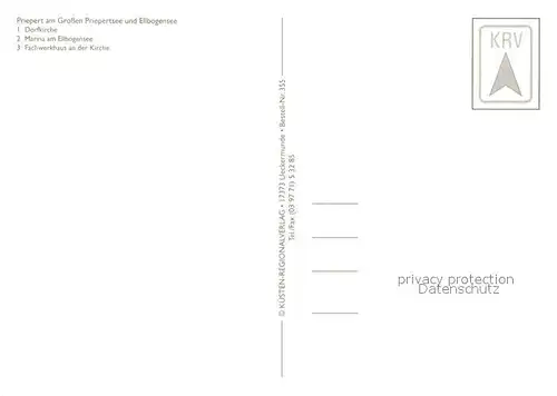 AK / Ansichtskarte Priepert Fliegeraufnahme Kirche Marina am Ellbogensee  Priepert