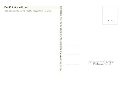 AK / Ansichtskarte Prora Fliegeraufnahme  Prora