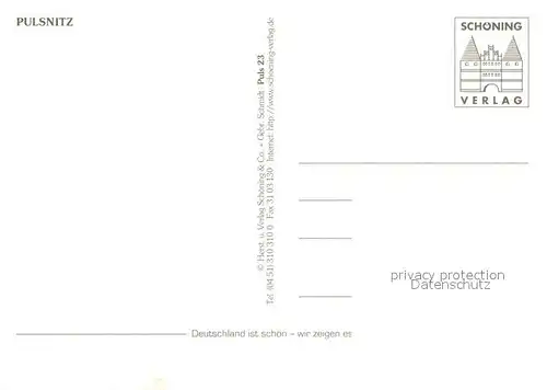 AK / Ansichtskarte Pulsnitz_Sachsen Klinik Schloss Zunftzeichen  Pulsnitz Sachsen