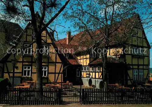 AK / Ansichtskarte Quedlinburg Schlosskrug am Dom Quedlinburg