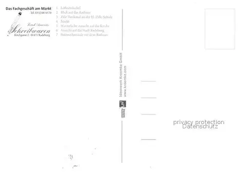 AK / Ansichtskarte Radeburg Loessnitzdackel Rathaus Markt  Radeburg