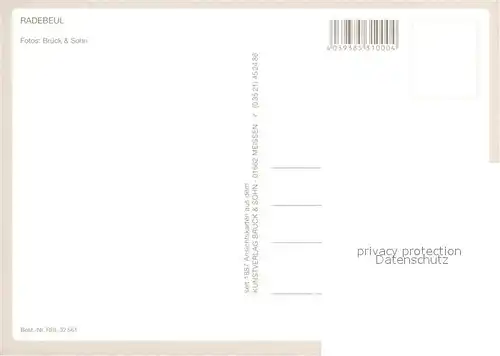 AK / Ansichtskarte Radebeul Eisenbahn  Radebeul