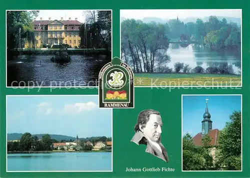 AK / Ansichtskarte Rammenau Barockschloss Tanneberg zum Bretteich Kirche Rammenau