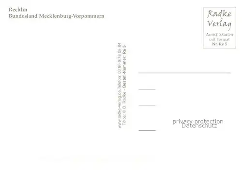 AK / Ansichtskarte Rechlin  Rechlin