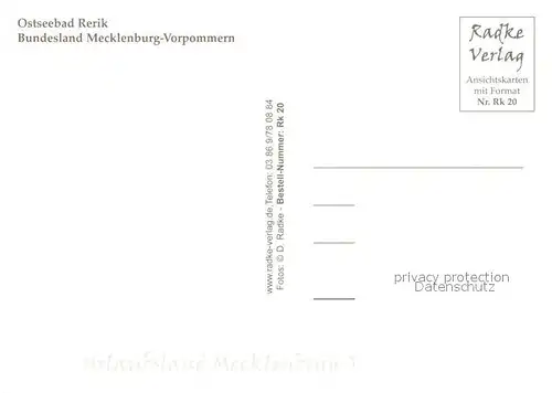 AK / Ansichtskarte Rerik_Ostseebad  Rerik_Ostseebad