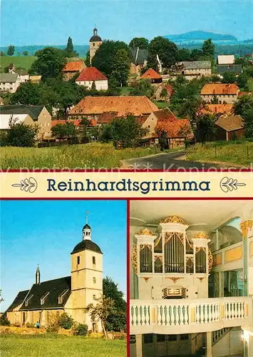 AK / Ansichtskarte Reinhardtsgrimma Kirche Silbermannorgel  Reinhardtsgrimma