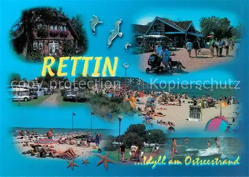 AK / Ansichtskarte Rettin Strand Camping Rettin