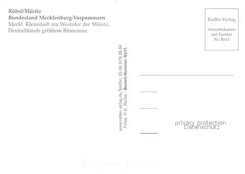 AK / Ansichtskarte Roebel_Mueritz Windmuehle Kirche  Roebel Mueritz