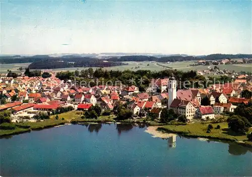 AK / Ansichtskarte Kisslegg Zeller See Fliegeraufnahme Kisslegg