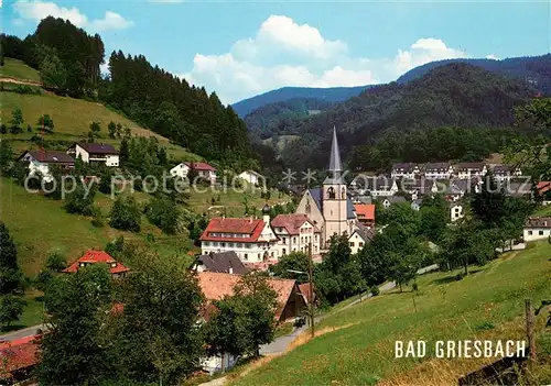 AK / Ansichtskarte Bad_Griesbach_Schwarzwald  Kirche Panorama Bad_Griesbach