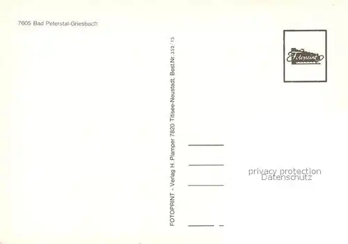 AK / Ansichtskarte Bad_Griesbach_Schwarzwald  Kirche Panorama Bad_Griesbach