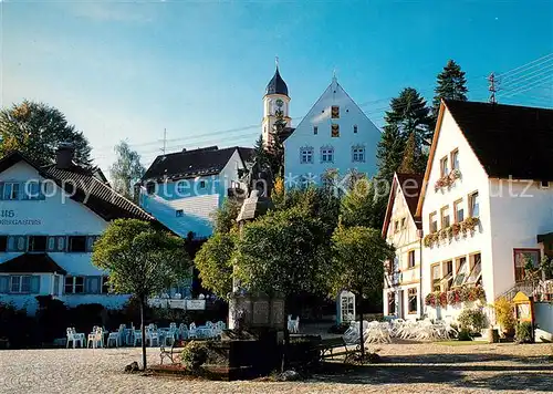 AK / Ansichtskarte Bad_Groenenbach Marktplatz Kriegerdenkmal Bad_Groenenbach