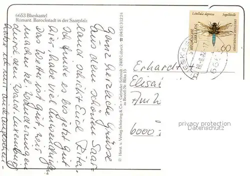 AK / Ansichtskarte Blieskastel Stadtansichten Blieskastel