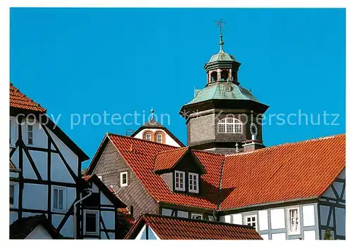 AK / Ansichtskarte Ziegenhain_Hessen Altstadt Fachwerkhaeuser Turm Ziegenhain Hessen