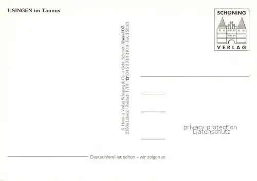 AK / Ansichtskarte Usingen mit seinen Stadtteilen Hattsteinweiher Usingen