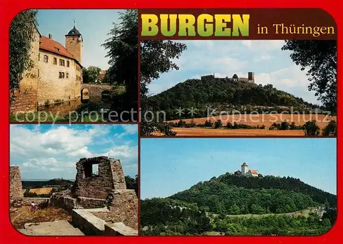 AK / Ansichtskarte Thueringen_Region Burgen in Thueringen Kapellendorf Wandersleben Muehlberg Holzhausen Thueringen Region