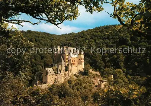AK / Ansichtskarte Wierschem Burg Eltz Westseite Wierschem