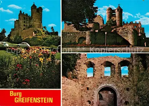AK / Ansichtskarte Greifenstein_Hessen Burg Greifenstein Greifenstein_Hessen