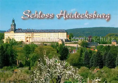 AK / Ansichtskarte Rudolstadt Schloss Heidecksburg Baumbluete Rudolstadt