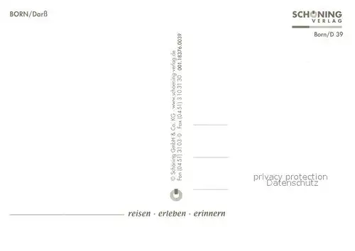 AK / Ansichtskarte Born_Darss Typische Wohnhaeuser der Region Haustuer Bootssteg Kirche Born_Darss