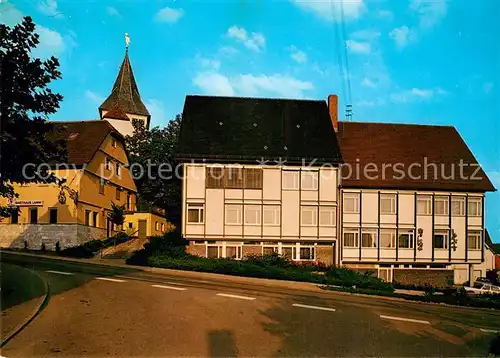 AK / Ansichtskarte Schwaikheim Kirche und Rathaus Schwaikheim