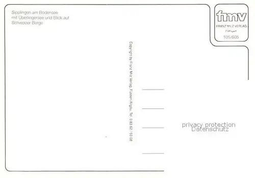 AK / Ansichtskarte Sipplingen_Bodensee ueberlingersee Blick auf Schweizer Berge Sipplingen Bodensee