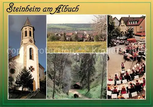 AK / Ansichtskarte Steinheim_Albuch Martinskirche Soehnstetten Wental Dorffest Steinheim Albuch