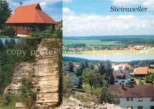 AK / Ansichtskarte Steinweiler_Nattheim Kapelle Maria im Stein Naturschutzgebiet Steinbruch Landschaftspanorama Steinweiler_Nattheim