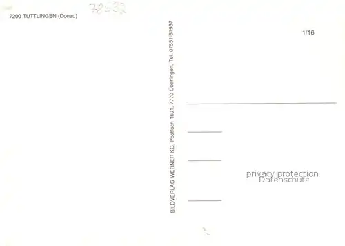 AK / Ansichtskarte Tuttlingen Stadtpanorama Aussichtsplattform Tuttlingen