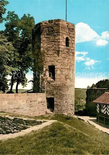 AK / Ansichtskarte Weinsberg Burgruine Weibertreu Achteckiger Turm Weinsberg