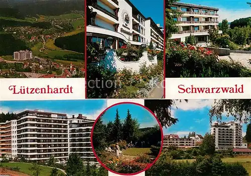 AK / Ansichtskarte Luetzenhardt Luftkurort Schwarzwald Kurhotels Park Fliegeraufnahme Luetzenhardt