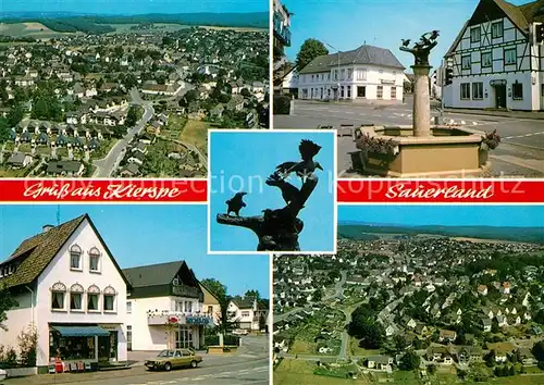 AK / Ansichtskarte Kierspe Fliegeraufnahmen Brunnen Kierspe