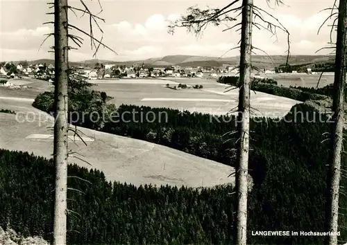 AK / Ansichtskarte Langewiese Panorama Langewiese