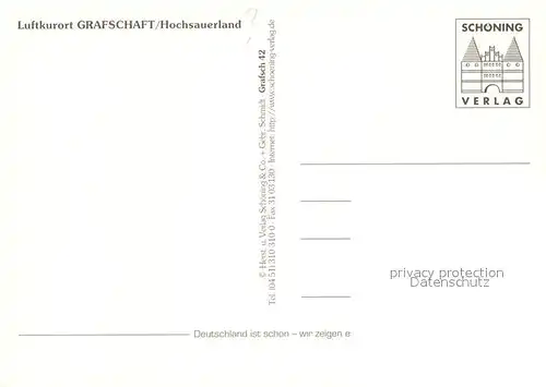 AK / Ansichtskarte Grafschaft_Sauerland Fontaene Fliegeraufnahme Teilansichten Grafschaft_Sauerland