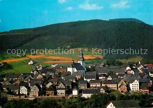 AK / Ansichtskarte Hallenberg Ortsansicht Hallenberg