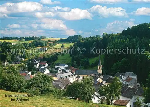 AK / Ansichtskarte Eisenschmitt Panorama Kirche Eisenschmitt
