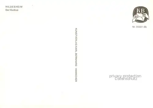 AK / Ansichtskarte Hildesheim Huckup Hildesheim