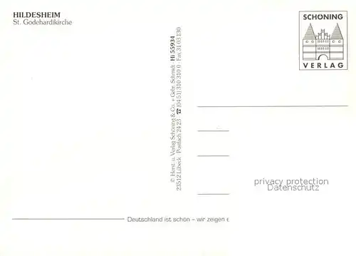 AK / Ansichtskarte Hildesheim St. Godehardikirche Hildesheim