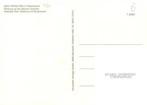 AK / Ansichtskarte Fridolfing  Fridolfing