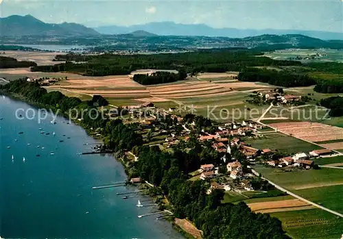 AK / Ansichtskarte Gollenshausen_Chiemsee Fliegeraufnahme Gollenshausen_Chiemsee