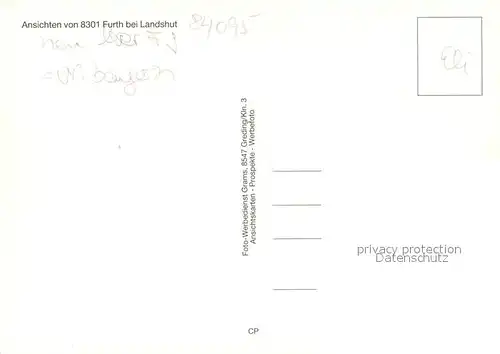 AK / Ansichtskarte Furth_Landshut Kirche Furth_Landshut