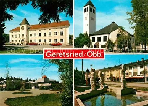 AK / Ansichtskarte Geretsried Brunnen  Geretsried